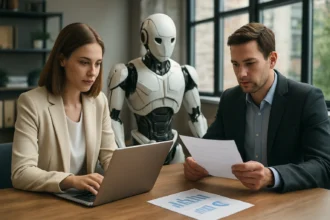 Robot és emberek együttműködése irodai környezetben