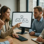 Busz hálózat struktúráját bemutató megbeszélés