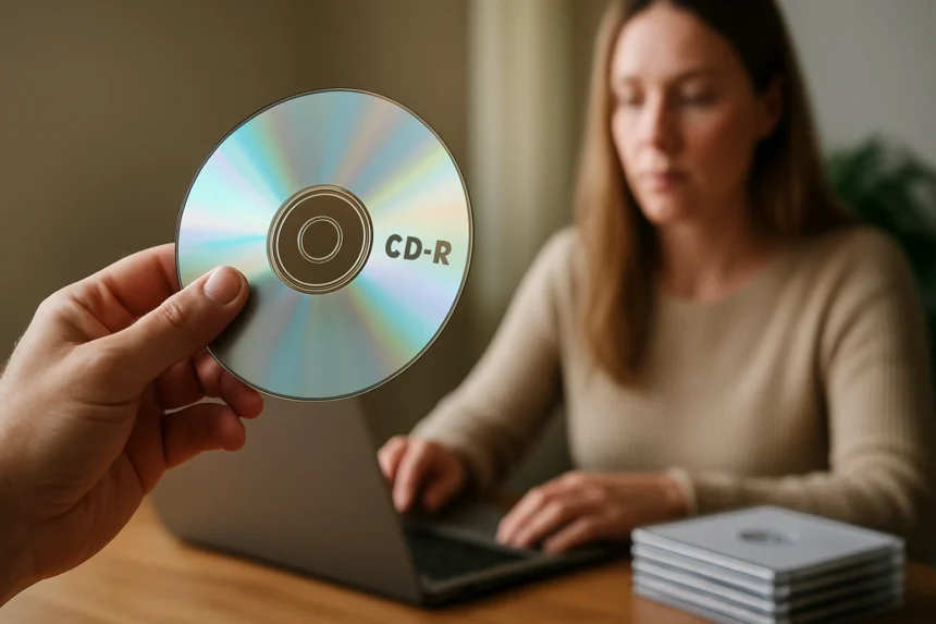 CD-R lemez bemutatása és használata számítógépen