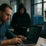 Kibergepelterítés: Cyber hijacking támadós képe IT környezetben.