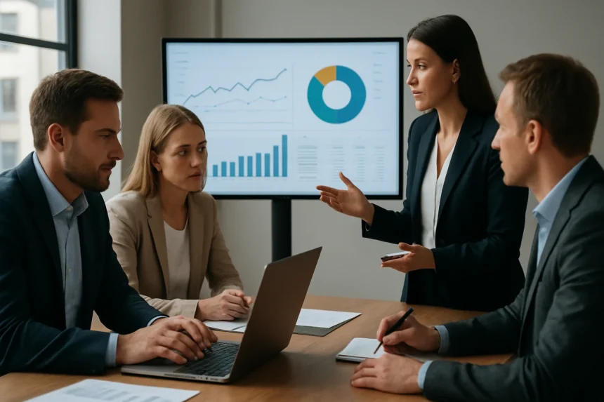 Vezetői információs rendszerek elemzése üzleti megbeszélés során