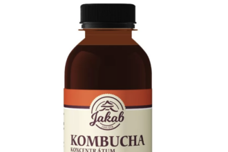 Fermentált kombucha koncentrátum ananásszal, csipkebogyóval és papayahéjjal.