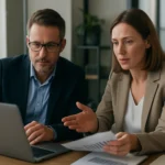 Két üzletember igény szerinti kapacitás modellről beszélget