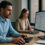 Férfi és nő a munkahelyen SCOM Management Pack használatával