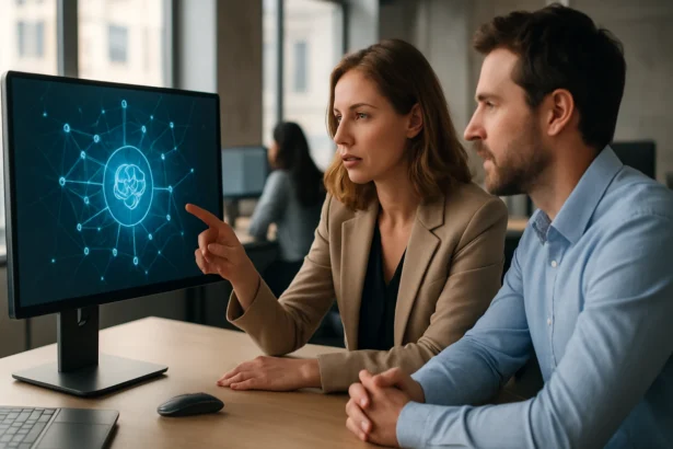 AI technológia bemutatása egy hálózati monitoring során