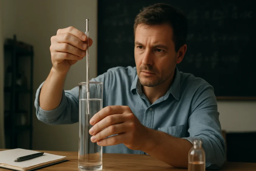 Fajsúly meghatározása és számítása kísérletemberrel