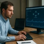 Mérnök IT eszköz használata hálózati teljesítményméréshez