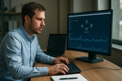 Mérnök IT eszköz használata hálózati teljesítményméréshez