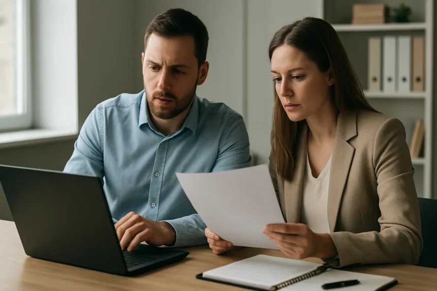 Két szakember adatbázis kezelési megoldásokat tárgyalnak.