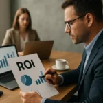 A ROI a befektetés megtérülésének bemutatása üzleti környezetben.