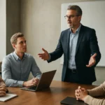 Vezetői megbeszélés átalakító vezetés keretein belül