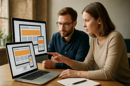 Folyékony elrendezés és reszponzív webdesign megbeszélése