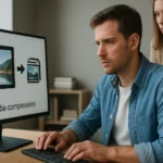 Médiatömörítés, digitális média kezelés számítógépen.