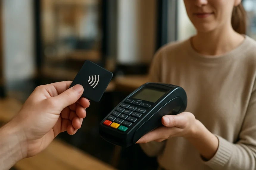 Érintés nélküli fizetés biztonsági token használatával a POS olvasónál