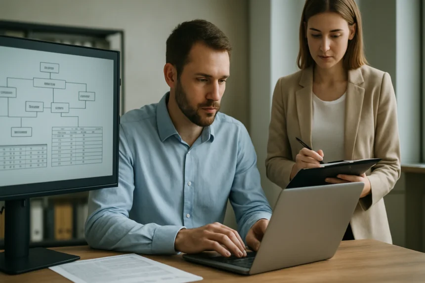 Anyagszükséglet-tervezés (MRP) alkalmazása a gyártási folyamatban.