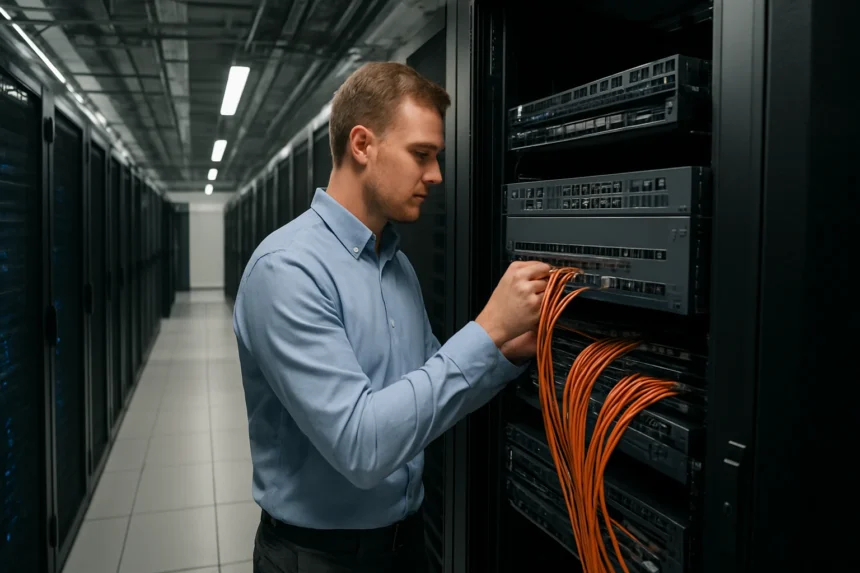 Technikus szerverek konfigurálása adatközpontban