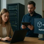 Virtuális gép replikációs folyamat adatbiztonság terén