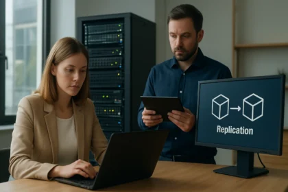 Virtuális gép replikációs folyamat adatbiztonság terén