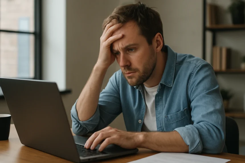 Frusztrált programozó, aki JSON hibát keres