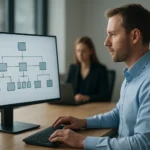 SDH technológia informatikai hálózatban működési diagrammal
