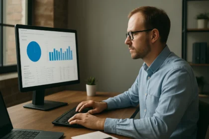 A felhasználó Google BigQuery által generált adatok elemzését végzi.