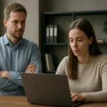 Két szakember az adatbázis-szinkronizációs folyamatról beszélget