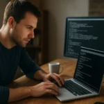 Fejlesztő Bash parancsértelmezőt használó munkakörnyezetben.