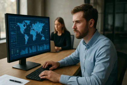 Analyzing data set for digital analysis on a computer screen