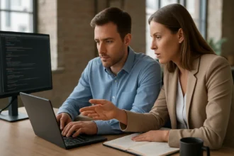 Szoftverfejlesztés üzleti logikájának megvitatása