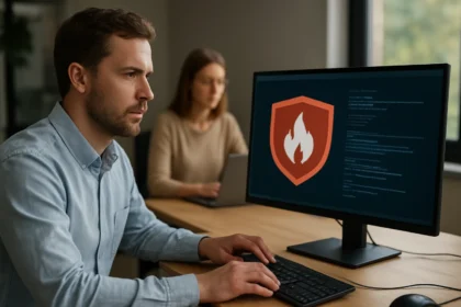 Férfi alkalmazás tűzfal monitorozása szakmai környezetben