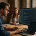 Fejlesztő a staging környezetet használja szoftver tesztelésére