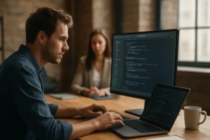 Fejlesztő a staging környezetet használja szoftver tesztelésére