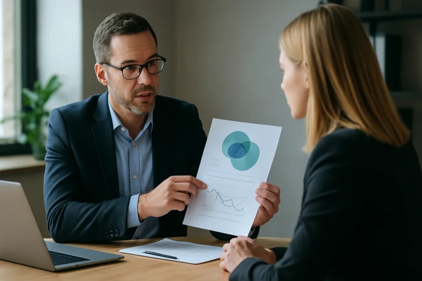 IT stratégiai terv áttekintés egy üzleti megbeszélés során