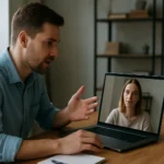 Valós idejű kommunikáció a böngészőn keresztül, WebRTC technológiával.