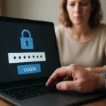 Bejelentkezés jelszóval biztonságos számítógépen