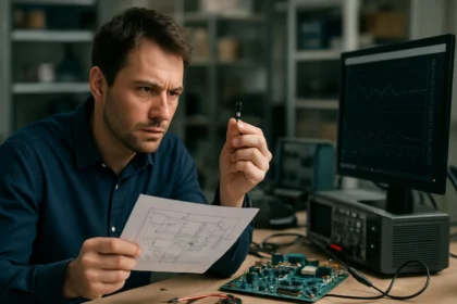 Mérnök tranzisztorra és áramkörre összpontosít a laborban