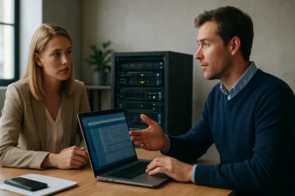 Két szakember beszélgetése menedzselt hosting szolgáltatásokról