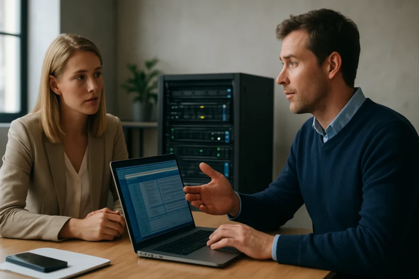 Két szakember beszélgetése menedzselt hosting szolgáltatásokról