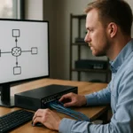 Hálózati szakember OSPF útválasztási protokollt használva