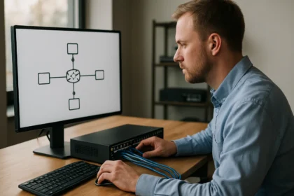 Hálózati szakember OSPF útválasztási protokollt használva