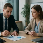 Üzleti megbeszélés stratégiai beszerzésről