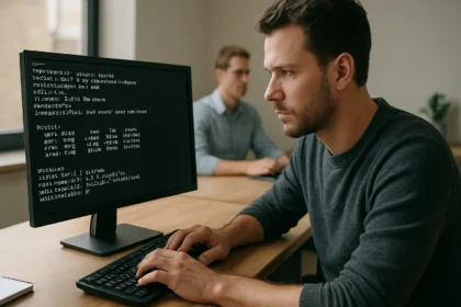 Informatikai szakember fdisk parancs használatával