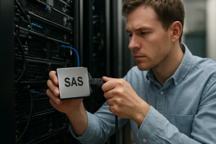 Blogger SAS SSD telepítése egy adatközpontban