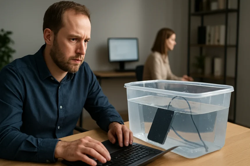 Áztatási tesztelés folyamata szoftverfejlesztés során.