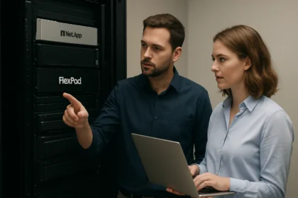 NetApp FlexPod bemutatása IT szakembereknek egy adatközpontban.