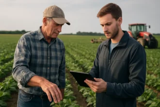 Precíziós mezőgazdaság: GPS és dróntechnológia az optimális gazdálkodásban.