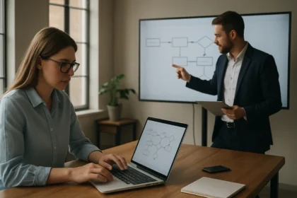 Munkafolyamat-automatizálás bemutatása a munkahelyen, hatékonyság növelése céljából