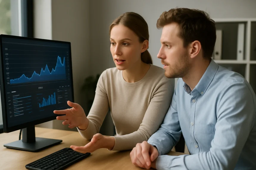 Két szakember RTA valós idejű alkalmazás működését vitatja.