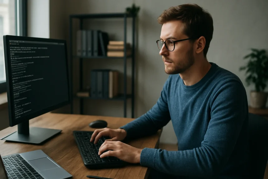 Programozó a Korn Shell parancsértelmező használatánál