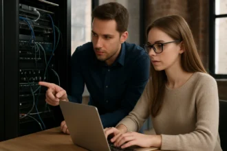 Webfejlesztés és szerveroldali rendszerek elemzése technológiai környezetben.